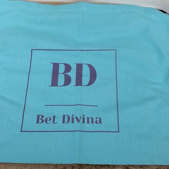 2 pcs bundle - Medium& Large teal Cotton-Canvas 100%washable dust bag -bundle - Picture 3 of 9